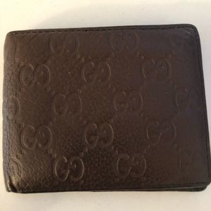 Gucci Brown Synthetic leather wallet